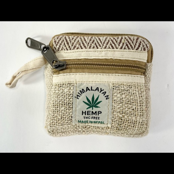 Himalayan Hemp Wallet 100% Pure Hemp Handmade - Picture 1 of 6